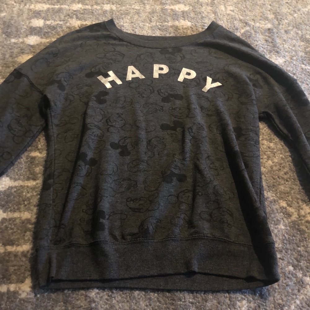 Happy Micky mouse long sleeve sweater